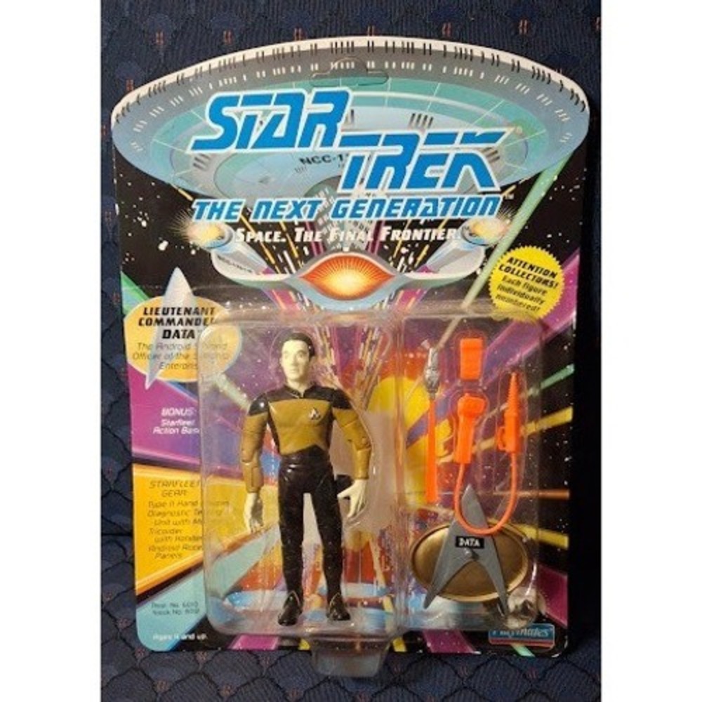 Star Trek The Next Generation Lt Commander Data Action Figure Playmates 6012 NEW